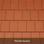 CREATON Domino Taška základní 1/1 přírodní červená